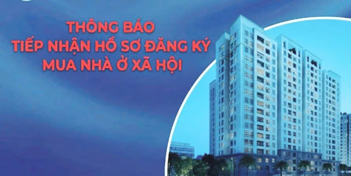 Thông báo về việc tiếp nhận hồ sơ đăng ký mua nhà ở xã hội tại Dự án Khu nhà ở xã hội CT-02 thuộc Khu đô thị An Bình Tân, phường Nam Nha Trang, tỉnh Khánh Hòa