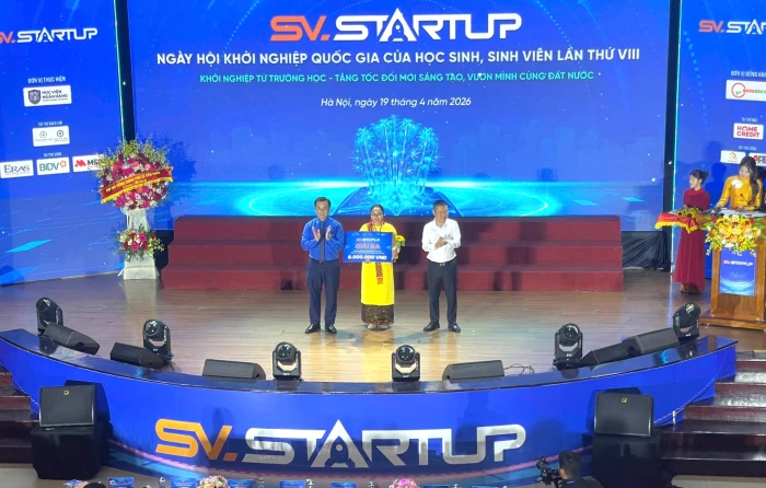 Học sinh Khánh Hòa đoạt giải ba Cuộc thi học sinh, sinh viên với ý tưởng khởi nghiệp lần thứ VIII