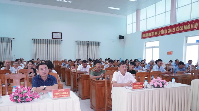 Đảng ủy xã Vạn Ninh tập huấn công tác kiểm tra, giám sát và kỷ luật của Đảng cho cán bộ, đảng viên