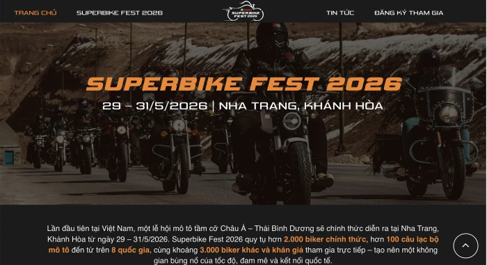 13 khách sạn giảm giá cho vận động viên tham dự Lễ hội Mô tô phân khối lớn và Giải Đua xe thể thao địa hình quốc tế