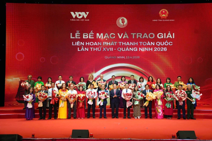 Bế mạc Liên hoan Phát thanh toàn quốc lần thứ XVII - Quảng Ninh 2026: Báo và Phát thanh, Truyền hình Khánh Hòa đạt 2 giải đồng, 1 giải khuyến khích