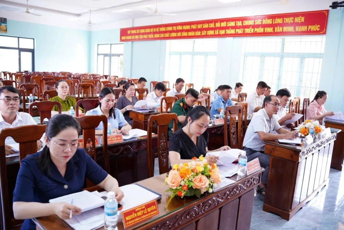 Hội nghị Ban Chấp hành Đảng bộ xã Vạn Thắng lần thứ 7