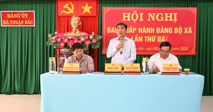 Hội nghị Ban Chấp hành Đảng bộ xã Thuận Bắc lần thứ 3