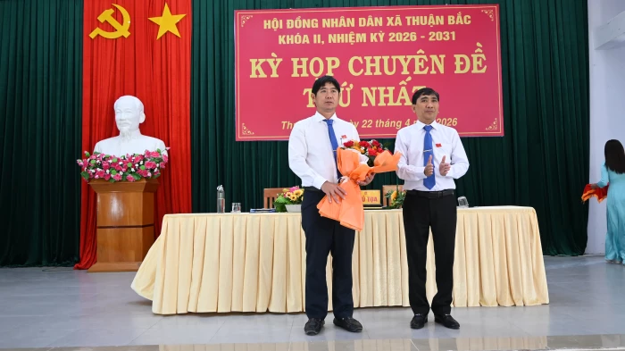 Kỳ họp chuyên đề thứ nhất, HĐND xã Thuận Bắc khóa II