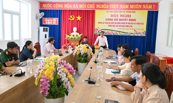 Thành lập Ban đại diện Hội đồng quản trị Ngân hàng Chính sách xã hội xã Thuận Bắc