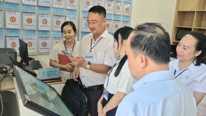 Đoàn Kiểm tra số 2 làm việc về chấp hành kỷ luật, kỷ cương hành chính tại phường Bắc Cam Ranh