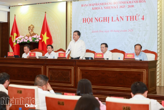 Hội nghị Tỉnh ủy Khánh Hòa lần thứ 4 thông qua nhiều nghị quyết quan trọng