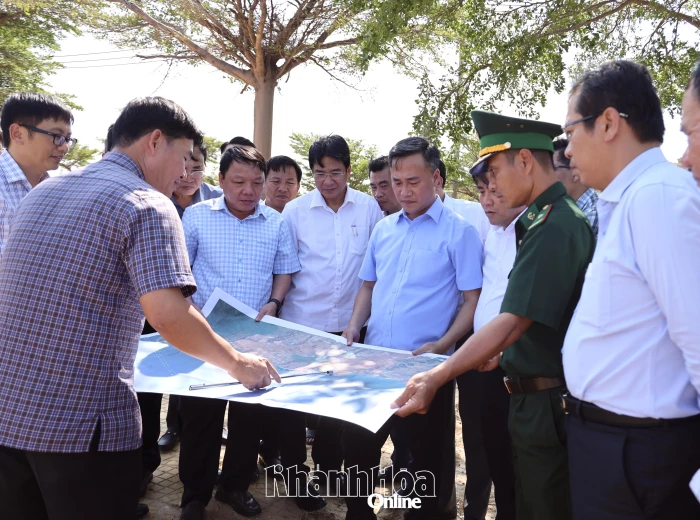 Quyết tâm bàn giao mặt bằng Dự án Nhà máy điện hạt nhân Ninh Thuận 1 trước ngày 30-6