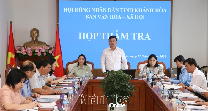 Ban Văn hóa - Xã hội HĐND tỉnh thẩm tra một số nội dung trình tại Kỳ họp HĐND tỉnh
