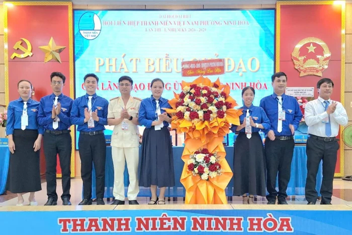 Đại hội đại biểu Hội Liên hiệp Thanh niên Việt Nam phường Ninh Hòa lần thứ I
