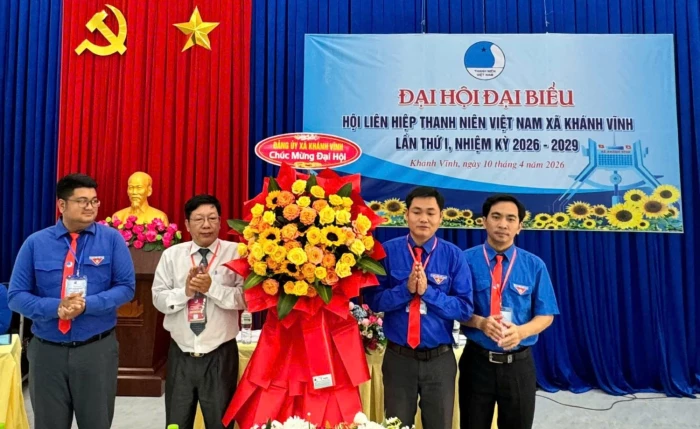 Đại hội đại biểu Hội Liên hiệp Thanh niên Việt Nam xã Khánh Vĩnh lần thứ I