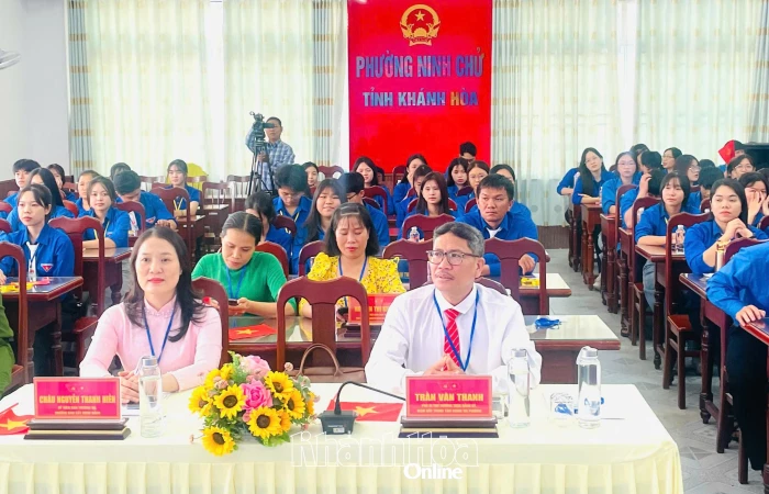 Đại hội đại biểu Hội Liên hiệp Thanh niên Việt Nam phường Ninh Chử lần thứ I