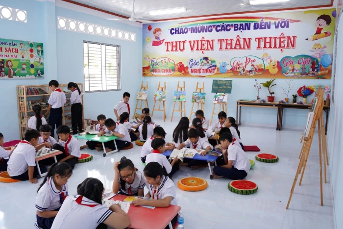 Trường Tiểu học và THCS Nguyễn Bỉnh Khiêm tổ chức Ngày hội đọc sách năm 2026