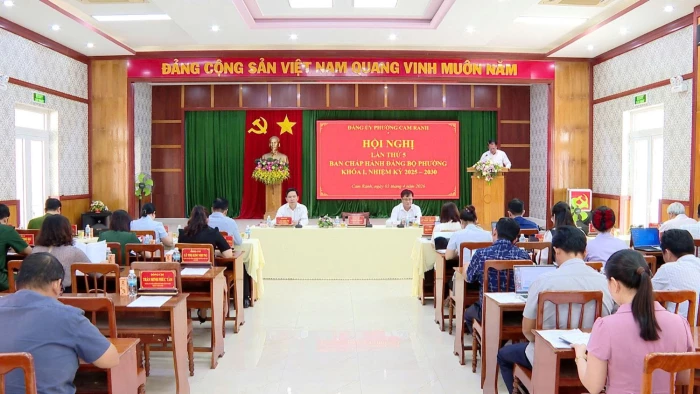 Hội nghị Ban Chấp hành Đảng bộ phường Cam Ranh lần thứ 5