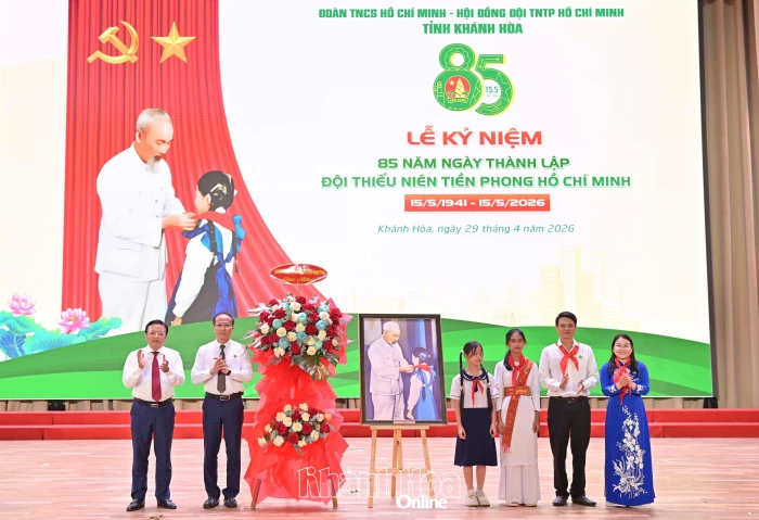 Lễ kỷ niệm 85 năm Ngày thành lập Đội Thiếu niên Tiền phong Hồ Chí Minh