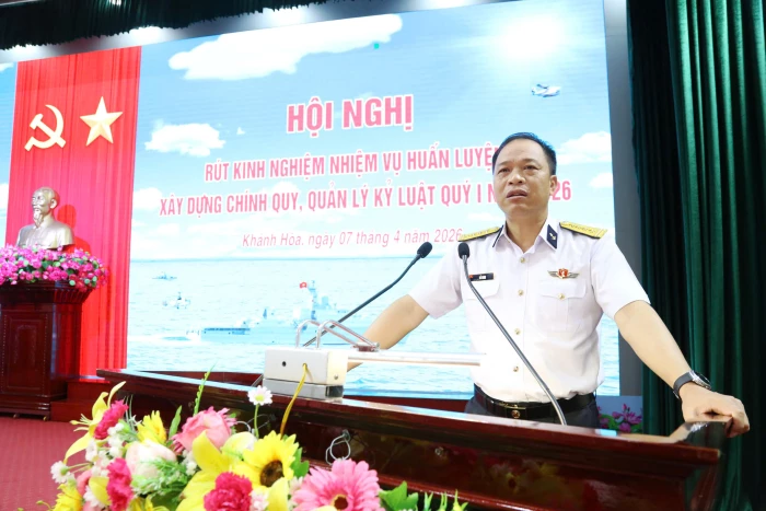 Vùng 4 Hải quân rút kinh nghiệm thực hiện nhiệm vụ quý I