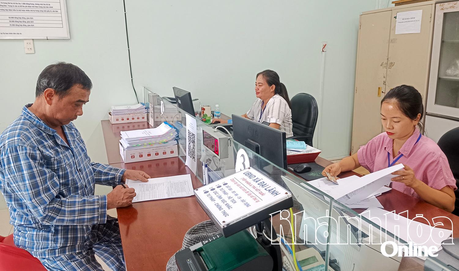 Xã Đại Lãnh: Chuyển biến trong cải cách hành chính