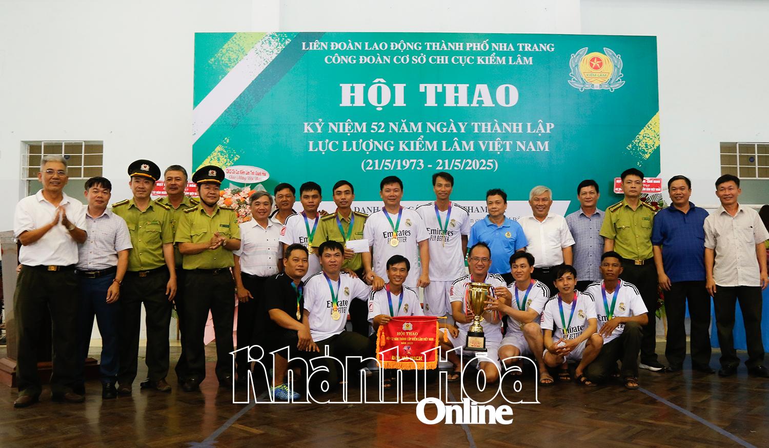 Hội thao lực lượng Kiểm lâm Khánh Hòa năm 2025