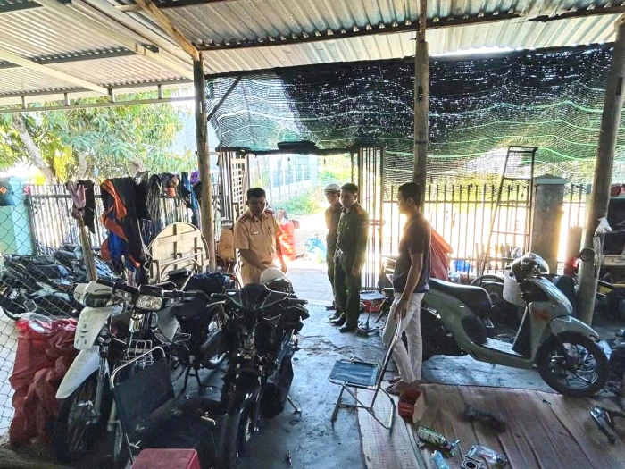 Yêu cầu cơ sở sửa chữa xe máy cam kết không độ chế, thay đổi kết cấu xe