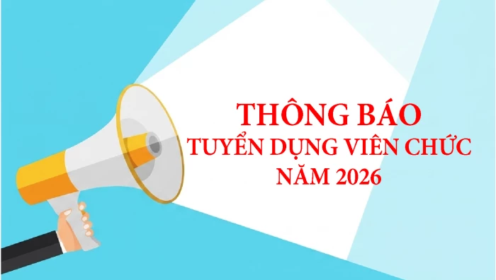 Thông báo về việc tuyển dụng viên chức sự nghiệp Trung tâm Dịch vụ, sự nghiệp công xã Vạn Thắng năm 2026