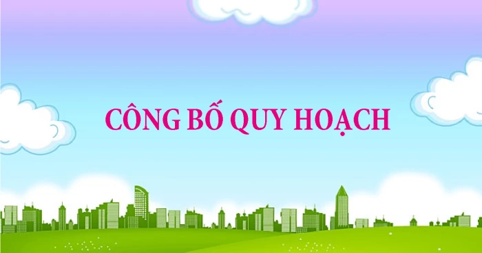 Công bố quy hoạch: Đồ án Quy hoạch chi tiết (tỷ lệ 1/500) Khu dân cư Ninh Thủy
