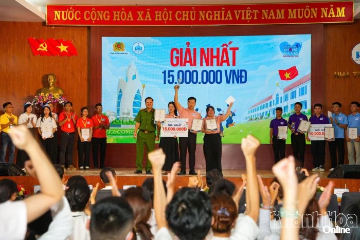 Trường Đại học Nha Trang giành giải nhất cuộc thi Trường học không ma túy