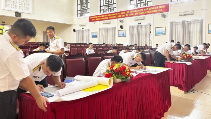 Lữ đoàn 162 hoàn thành kiểm tra cán bộ tàu đợt 1 năm 2026