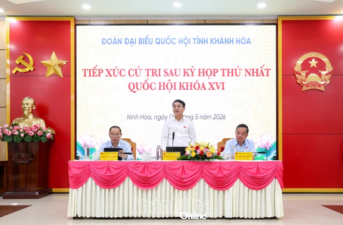 Đại biểu Quốc hội tỉnh Khánh Hòa tiếp xúc cử tri 5 xã, phường khu vực Ninh Hòa