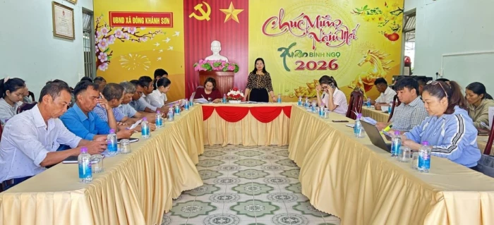 Xã Đông Khánh Sơn triển khai phương án sắp xếp, sáp nhập thôn