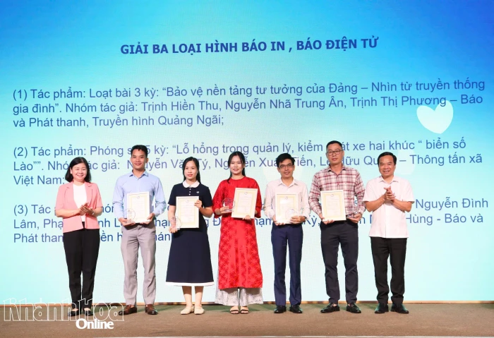 Báo và Phát thanh, Truyền hình Khánh Hòa đoạt 2 giải tại Giải Báo chí khu vực Tây Nguyên và Duyên hải miền Trung lần thứ nhất