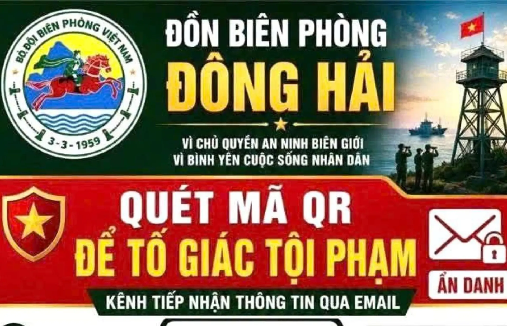Đồn Biên phòng Đông Hải triển khai mô hình “Hòm thư điện tử ẩn danh”