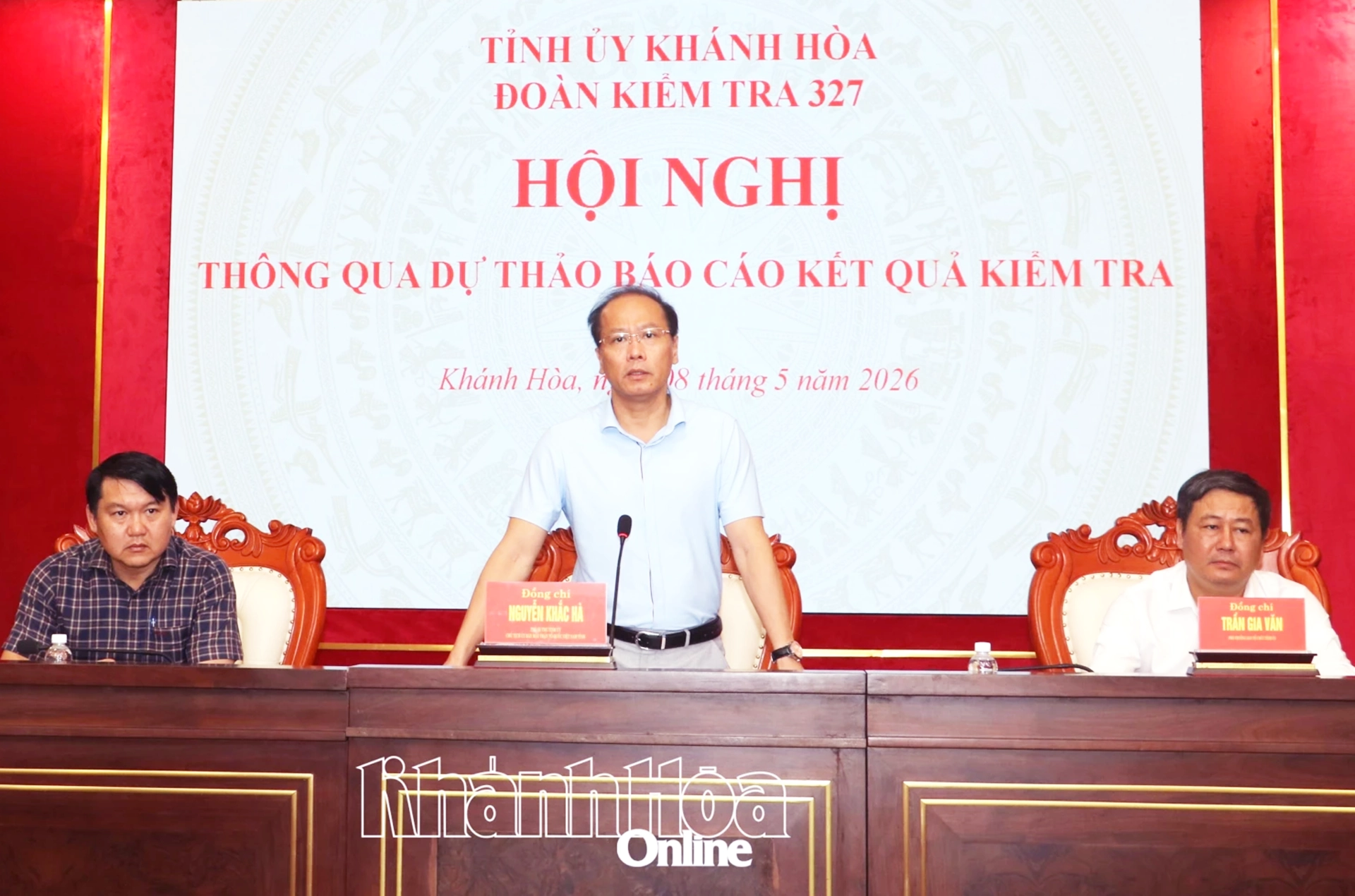 Đoàn Kiểm tra số 327 của Ban Thường vụ Tỉnh ủy thông qua dự thảo báo cáo kết quả kiểm tra tại các địa phương
