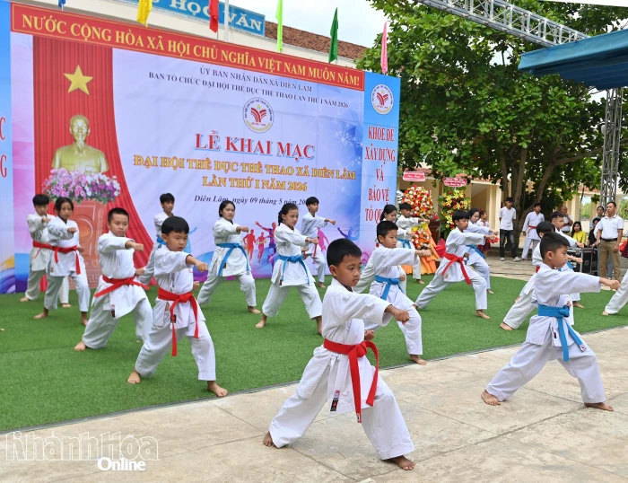 Khai mạc Đại hội Thể dục thể thao xã Diên Lâm lần thứ I năm 2026