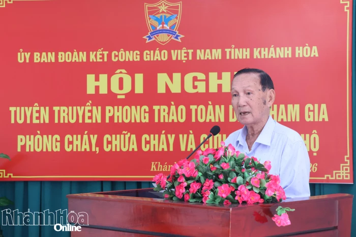Gần 140 đại biểu được tuyên truyền phòng cháy, chữa cháy và cứu nạn, cứu hộ.