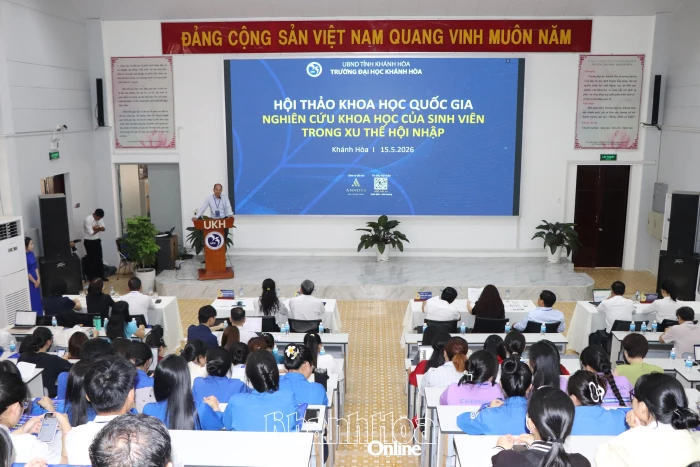Hội thảo khoa học quốc gia “Nghiên cứu khoa học của sinh viên trong xu thế hội nhập”