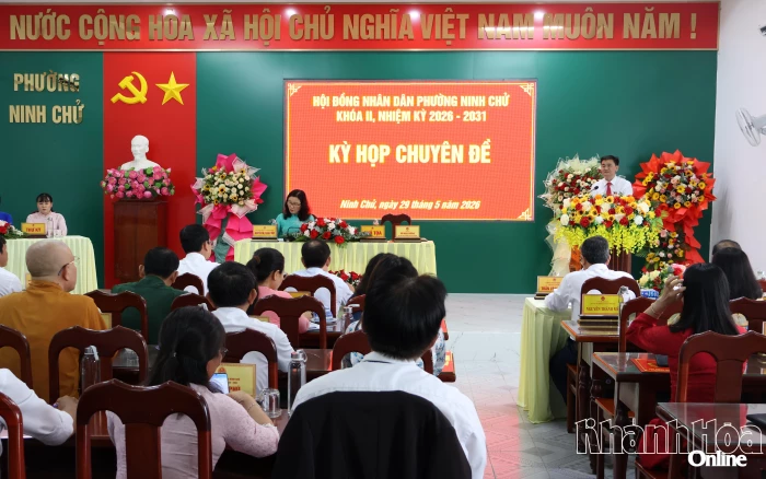 Kỳ họp chuyên đề HĐND phường Ninh Chử khóa II