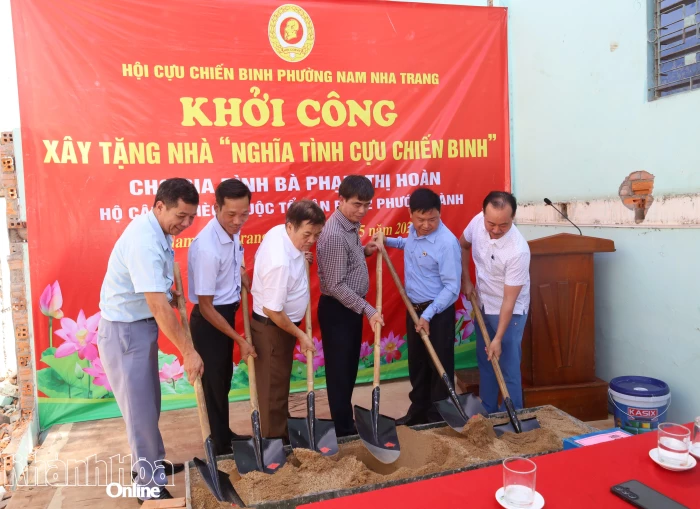 Hội Cựu chiến binh phường Nam Nha Trang xây tặng nhà “Nghĩa tình cựu chiến binh”