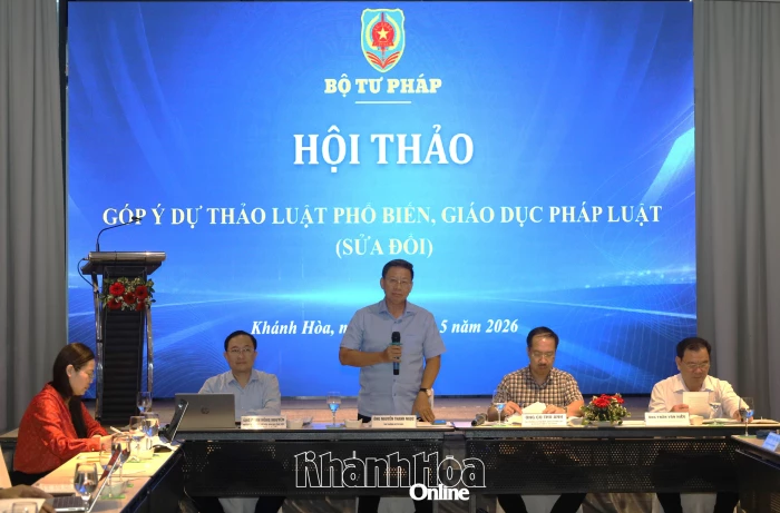Hội thảo góp ý dự thảo Luật Phổ biến, giáo dục pháp luật (sửa đổi)