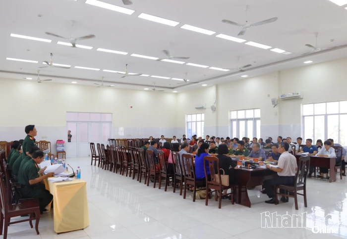 Bồi dưỡng vận hành cơ chế cho khung tập diễn tập phường Nam Nha Trang