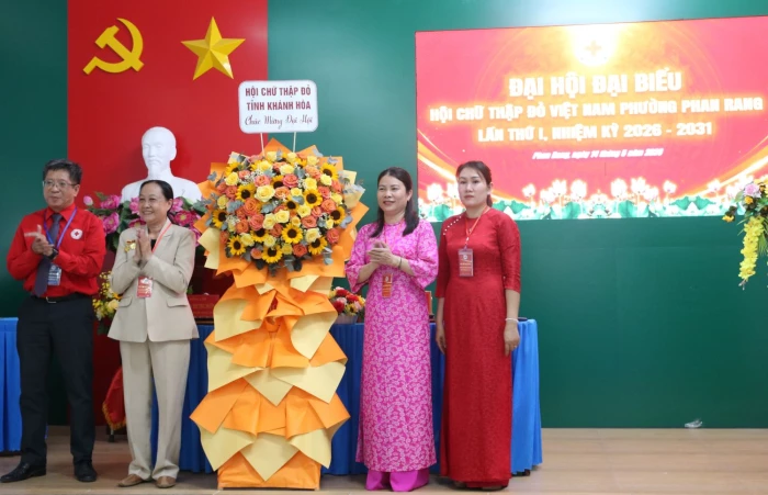 Đại hội đại biểu Hội Chữ thập đỏ phường Phan Rang lần thứ I