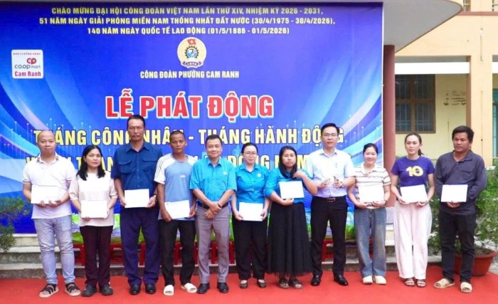 Phường Cam Ranh phát động Tháng Công nhân năm 2026