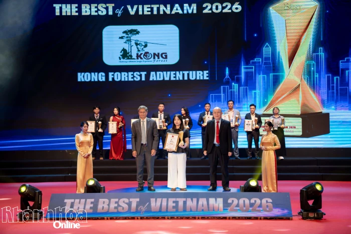Kong Forest Adventure - Top 10 khu du lịch được yêu thích nhất tại lễ trao giải The Best of Vietnam 2026