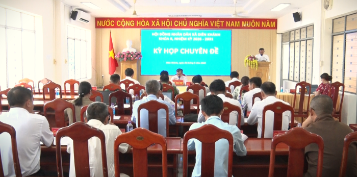 Kỳ họp chuyên đề HĐND xã Diên Khánh khóa II