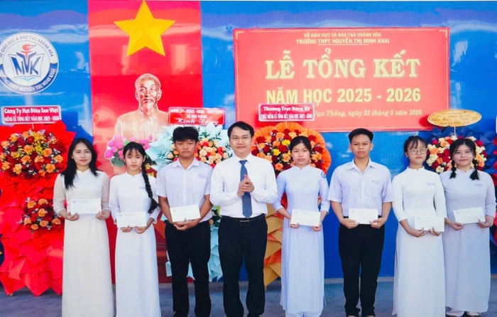 Trường THPT Nguyễn Thị Minh Khai, xã Vạn Thắng tổng kết năm học 2025 - 2026