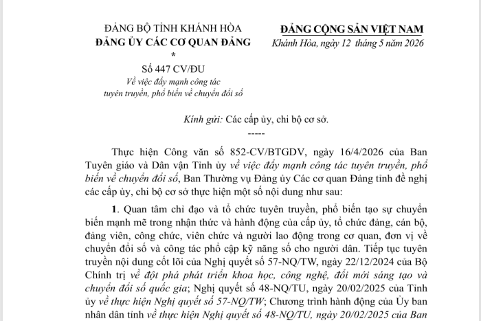Đẩy mạnh tuyên truyền, phổ biến về chuyển đổi số