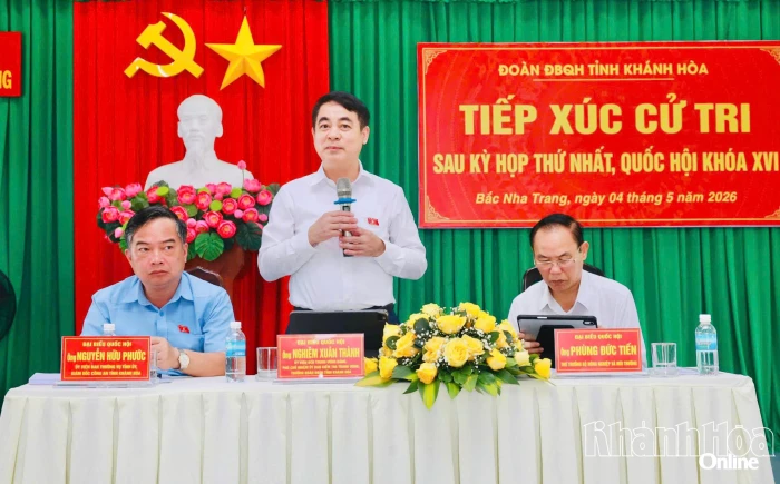 Đại biểu Quốc hội tỉnh Khánh Hòa tiếp xúc cử tri phường Bắc Nha Trang