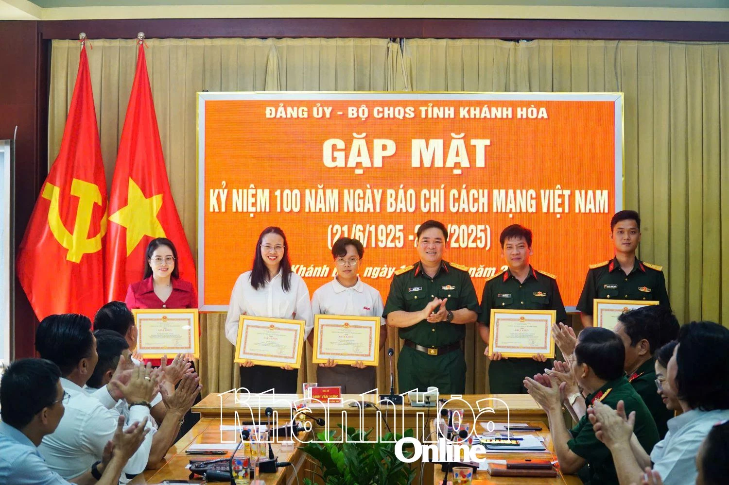 Bộ Chỉ huy Quân sự tỉnh Khánh Hòa tổ chức gặp mặt kỷ niệm 100 năm Ngày Báo chí cách mạng Việt Nam