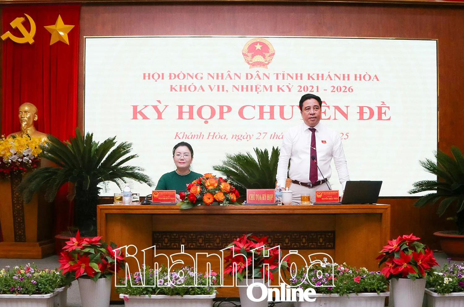 Kỳ họp chuyên đề, HĐND tỉnh Khánh Hòa khóa VII thông qua 5 nghị quyết