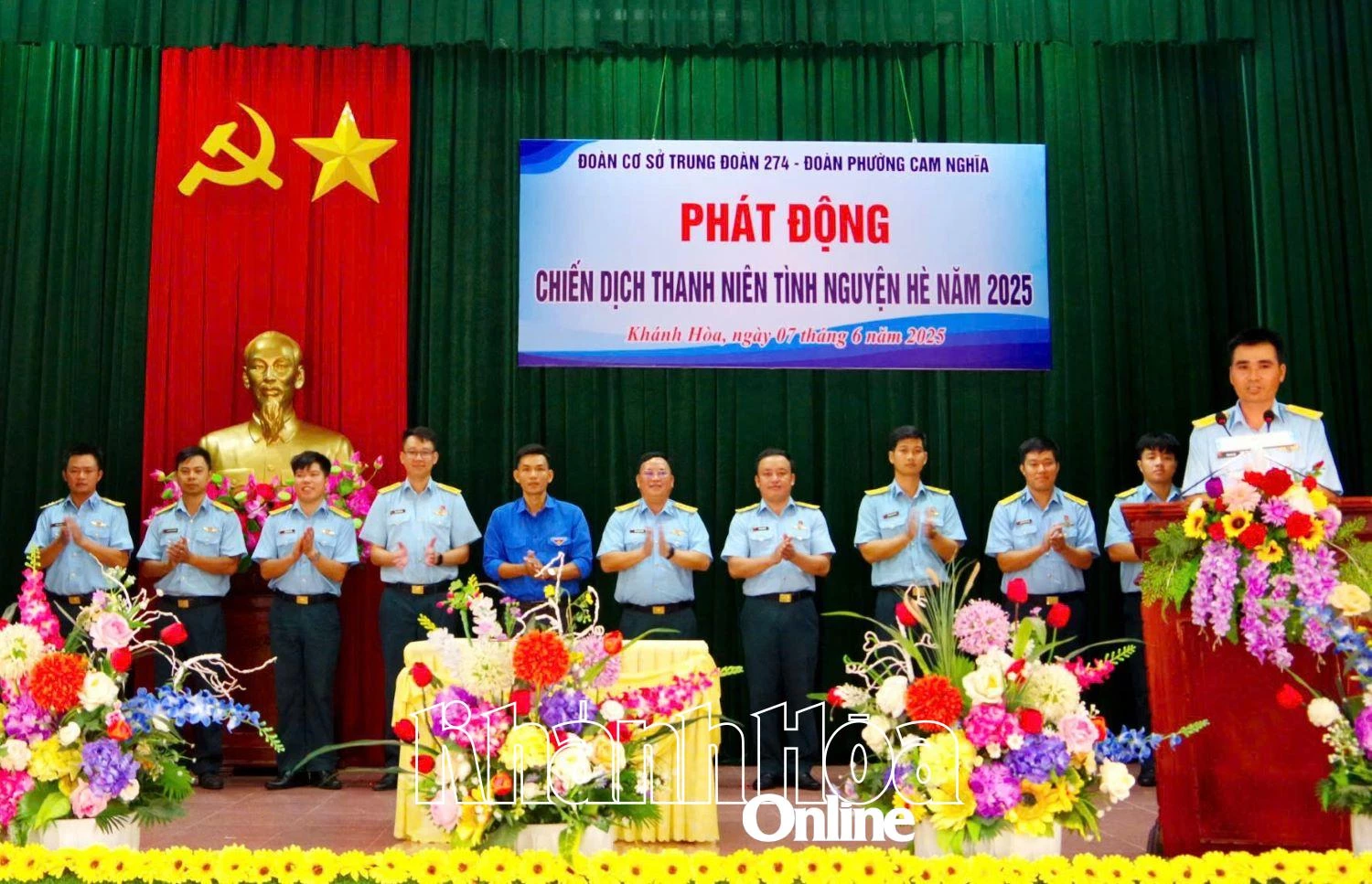Tuổi trẻ Trung đoàn 274, Sư đoàn Phòng không 377 phát động Chiến dịch thanh niên tình nguyện Hè 2025