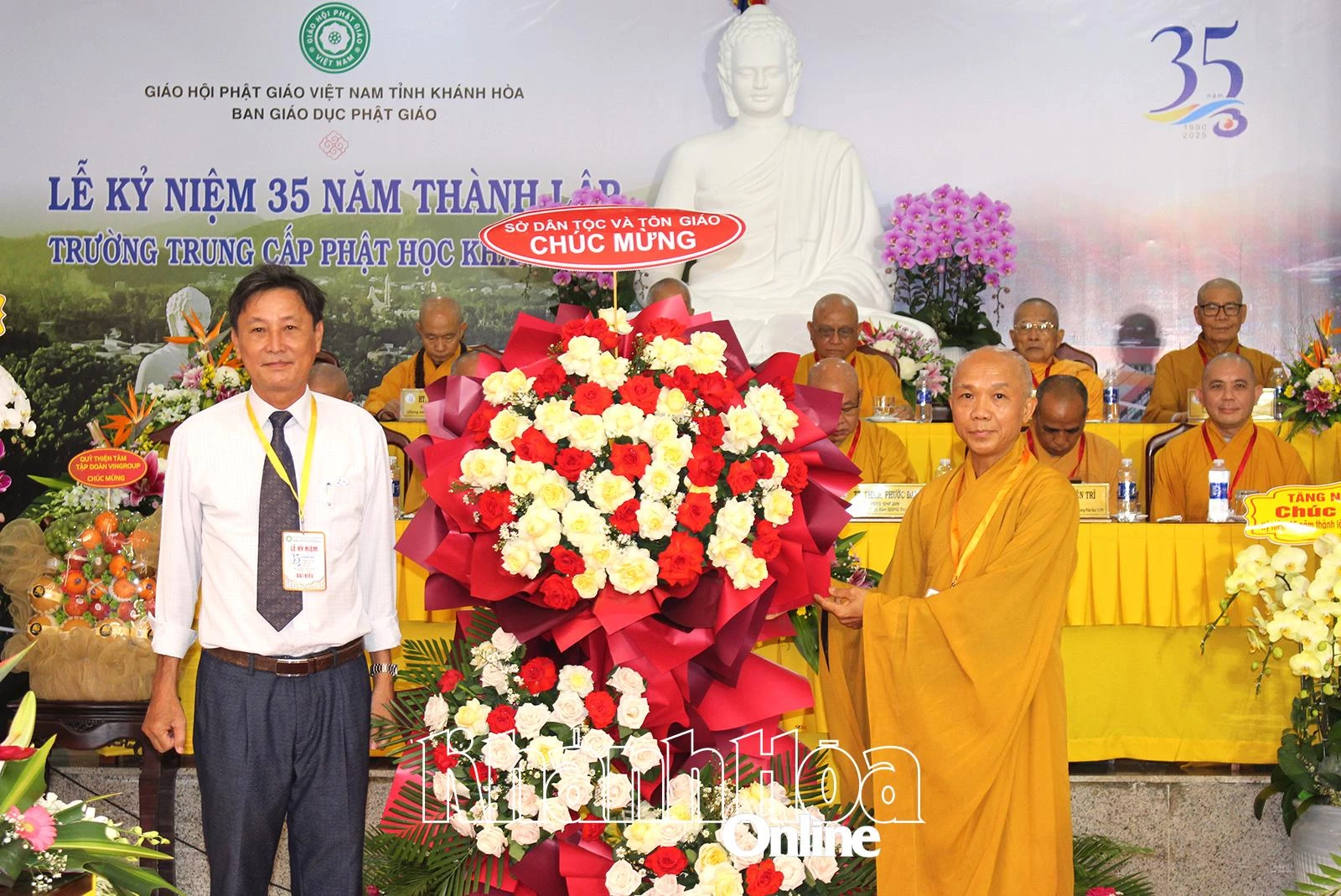 Trường Trung cấp Phật học Khánh Hòa kỷ niệm 35 năm thành lập